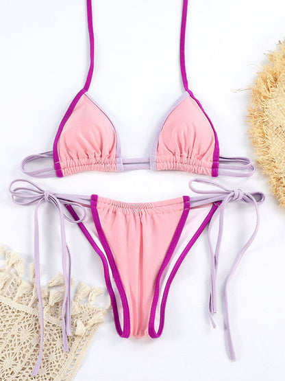 Dalina | Dames Badpak – Stijlvol Gesplitst Strapless Badpak met Print en Comfortabele Pasvorm