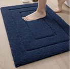 Microfiber Shower Mat with Non-Slip Base, Quick-Dry Bathroom Rug