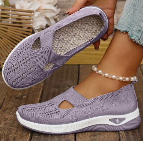 Women's Ergonomic House Slippers with Non-Slip Grip Sole – Soft Cushioned Comfort