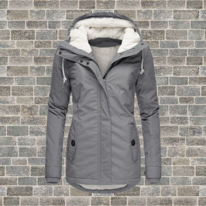 Monica Dames Winterjas met Capuchon, Warm en Waterdicht