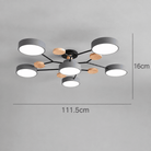 Modern Round LED Ceiling Light - Minimalist Multi-Head Fixture