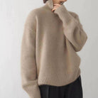Women's Cashmere Turtleneck Jumper – Loose Fit Knit