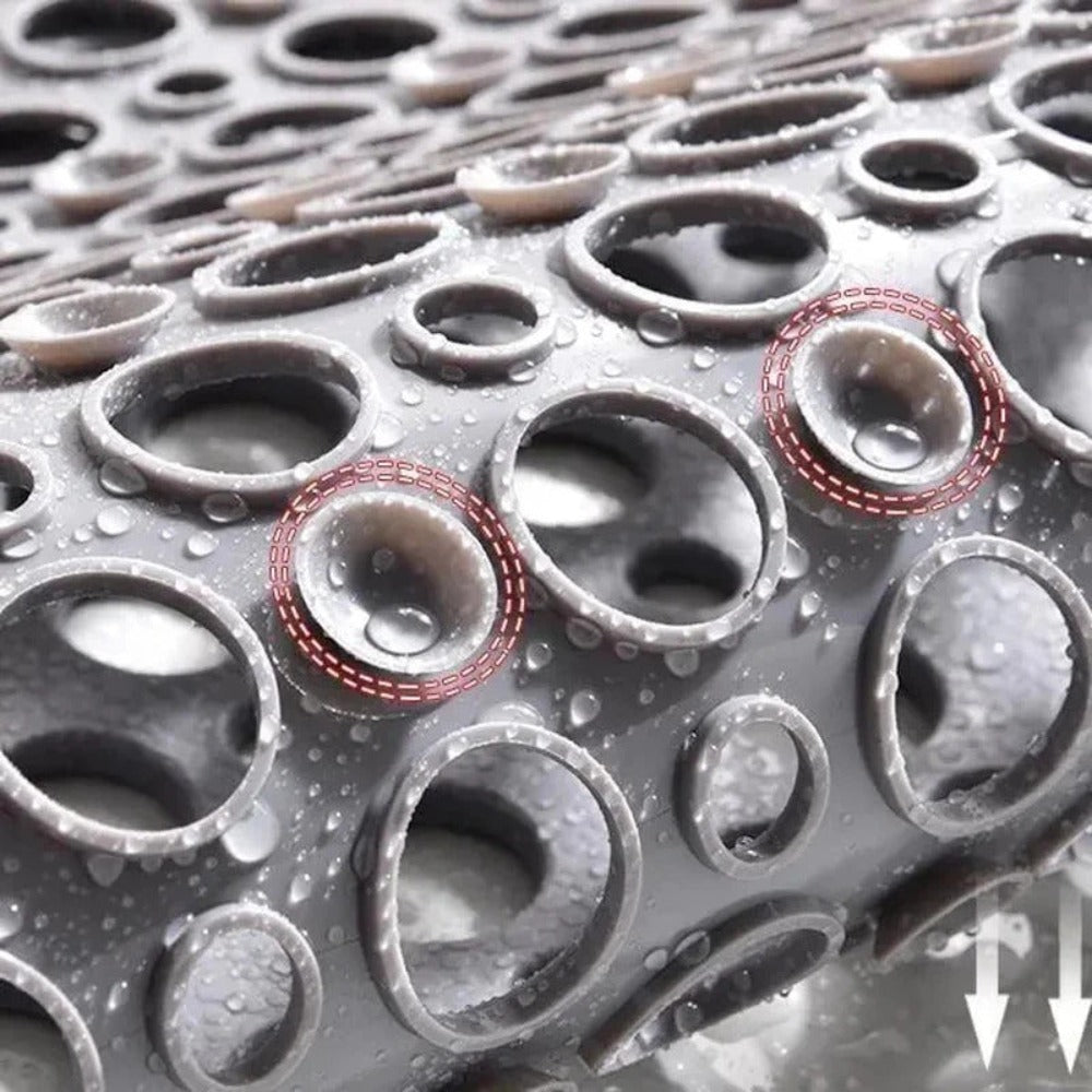 Antislip Douchemat – Sneldrogend PVC met Zuignappen voor Veiligheid in Badkamer