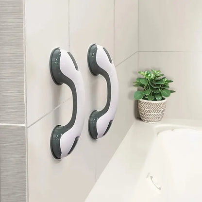 Veiligheids Handgreep – Wit, Suction Bevestiging voor Badkamer of Douche