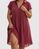 Women's Casual V-Neck Summer Dress - Lightweight Printed Relaxed Fit
