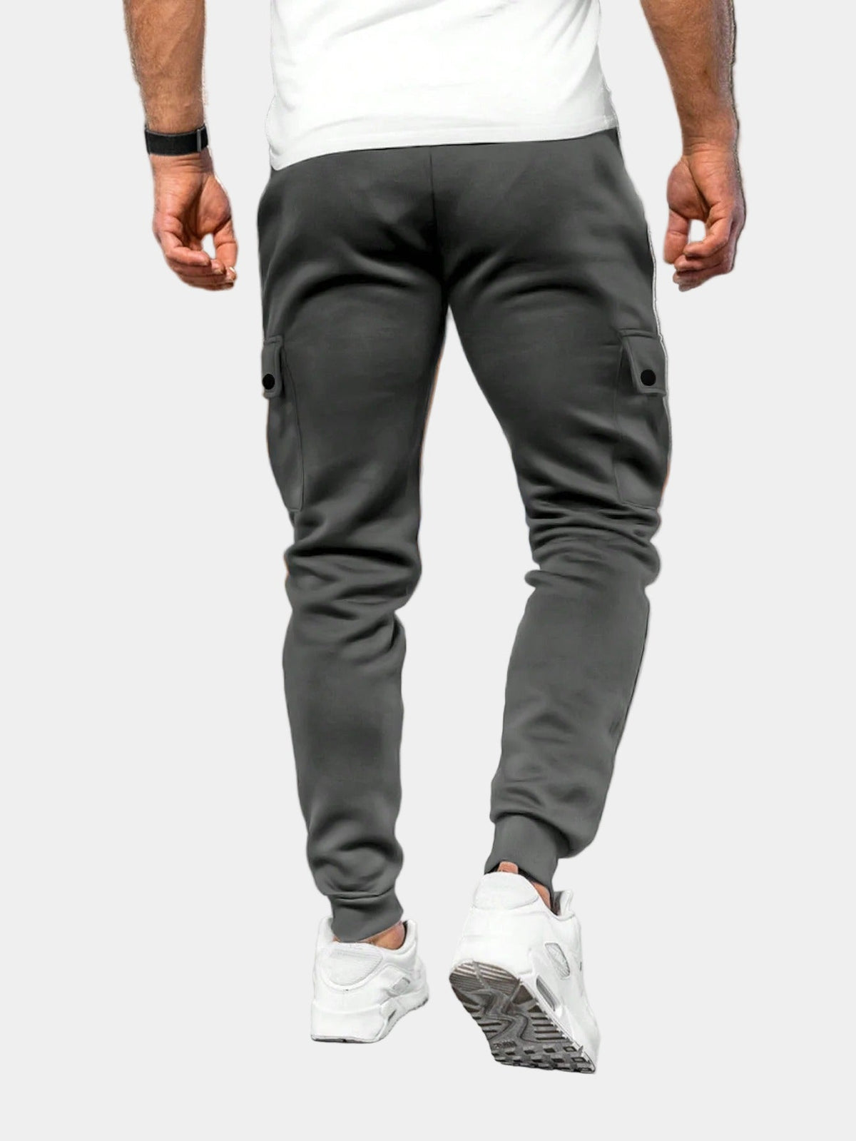 Men's Cargo Pants with Drawstring Joggers