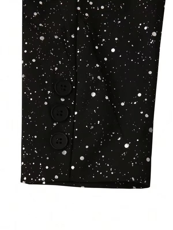Men's Glitter Suit Blazer and Trousers Set