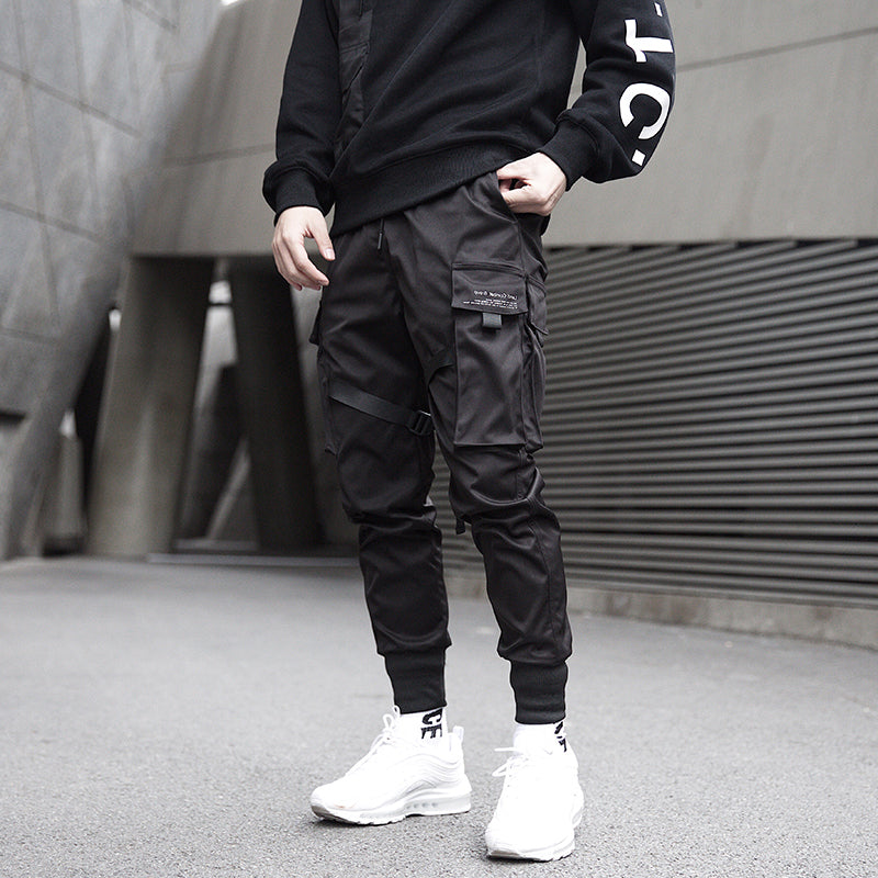 Joggery męskie techwear - kieszenie cargo – widok produktu 3 | Ionotix