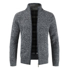 Sweter męski wełniany z zamkiem - ocieplana podszewka – widok produktu 5 | Ionotix