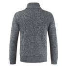Sweter męski wełniany z zamkiem - ocieplana podszewka – widok produktu 6 | Ionotix