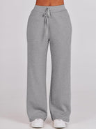 Women's Relaxed Loungewear Set - Half-Zip Sweatshirt & Jogger Pants