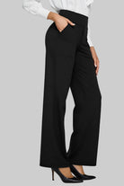 Women's High-Waist Stretch Pants – Soft Comfort Fit Trousers