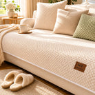 Non-Slip Pet Sofa Cover - Plush Grip-Backed Couch Protector