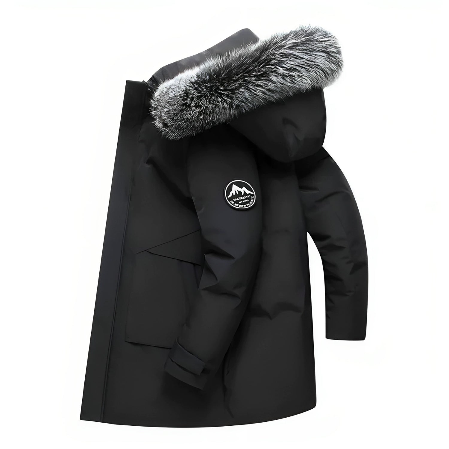 Lukas – Water - Repellent Winter Parka Jacket with Hood - Jackets - Black - Taylor & Bennett