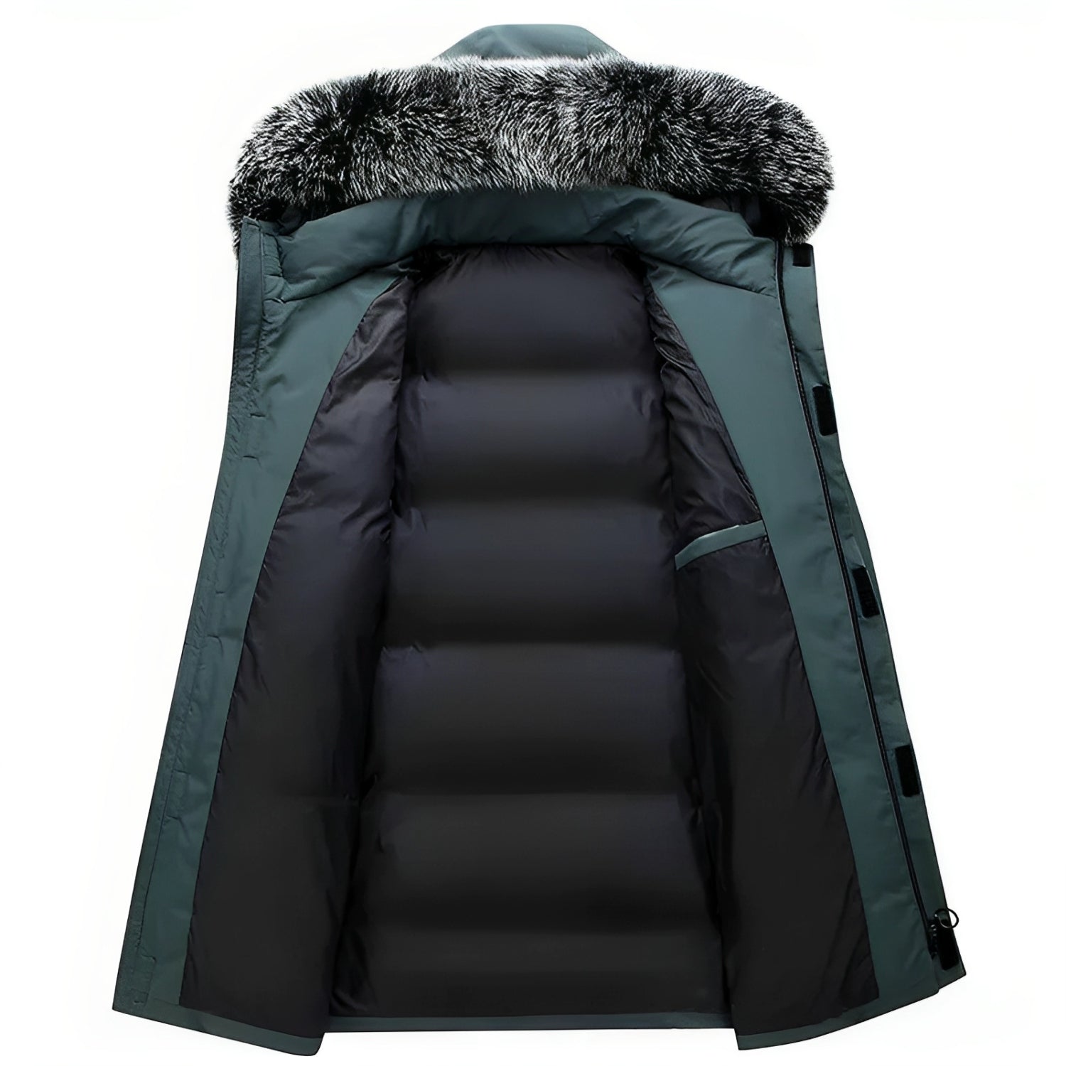 Lukas – Water - Repellent Winter Parka Jacket with Hood - Jackets - Black - Taylor & Bennett