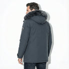 Lukas – Water-Repellent Winter Parka Jacket with Hood - Jackets - Grey - Grey - Taylor & Bennett