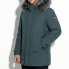 Lukas – Water - Repellent Winter Parka Jacket with Hood - Jackets - Green - Taylor & Bennett