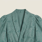 Women's Kimono Jacket & Wide-Leg Trousers Co-Ord Set – Geometric Print