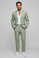 Men's Two-Piece Slim Fit Suit with Notch Lapel – Office and Formal Wear