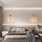 Tulip Shade Wall Light - Glass Sconce for Bedroom and Hallway