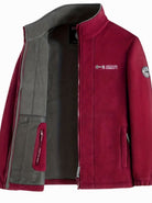 Men's Full-Zip Fleece Jacket with Stand Collar