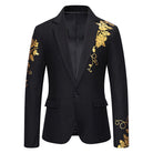 Men's Floral Blazer - Tailored Smart-Casual Jacket