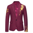 Men's Floral Blazer - Tailored Smart-Casual Jacket