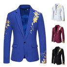 Men's Floral Blazer - Tailored Smart-Casual Jacket