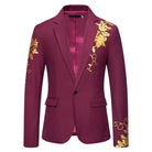 Men's Floral Blazer - Tailored Smart-Casual Jacket