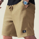 Men's Lightweight Summer Waffle Shorts Pants Back