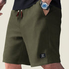 Men's Lightweight Summer Waffle Shorts Pants Close Up