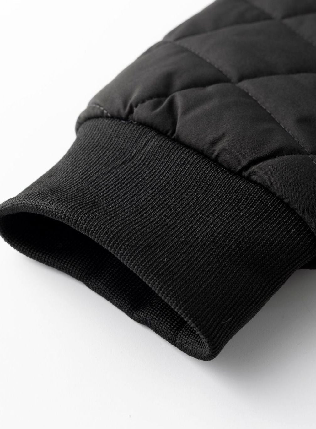 Men's Full-Zip Bomber Jacket with Quilted Shell and Fleece Lining
