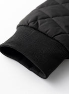 Men's Full-Zip Bomber Jacket with Quilted Shell and Fleece Lining