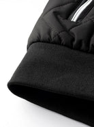 Men's Full-Zip Bomber Jacket with Quilted Shell and Fleece Lining