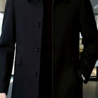 Men's Wool Overcoat – Relaxed Fit Single-Breasted Coat