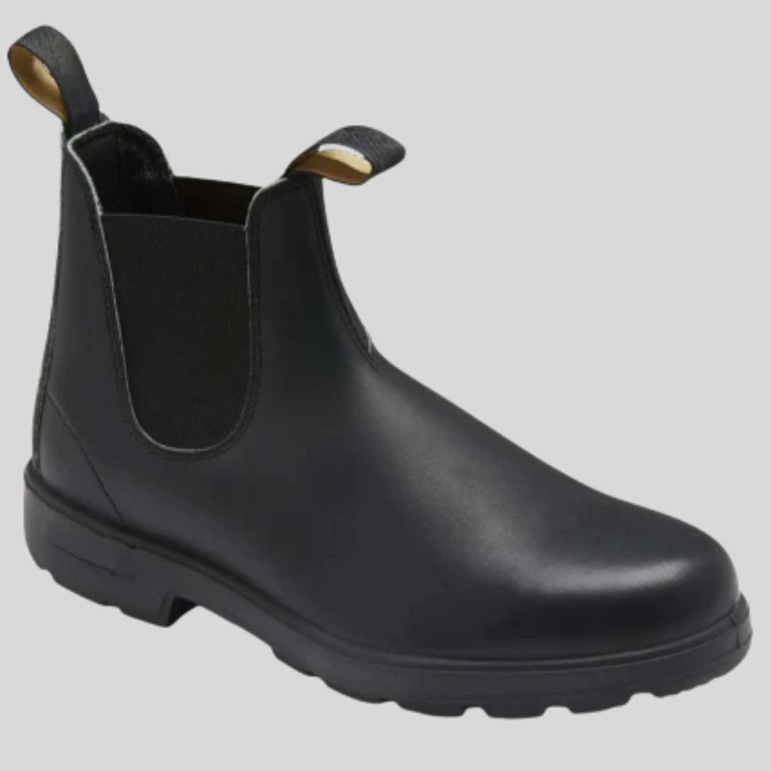 Men's Slip-On Leather Ankle Boots