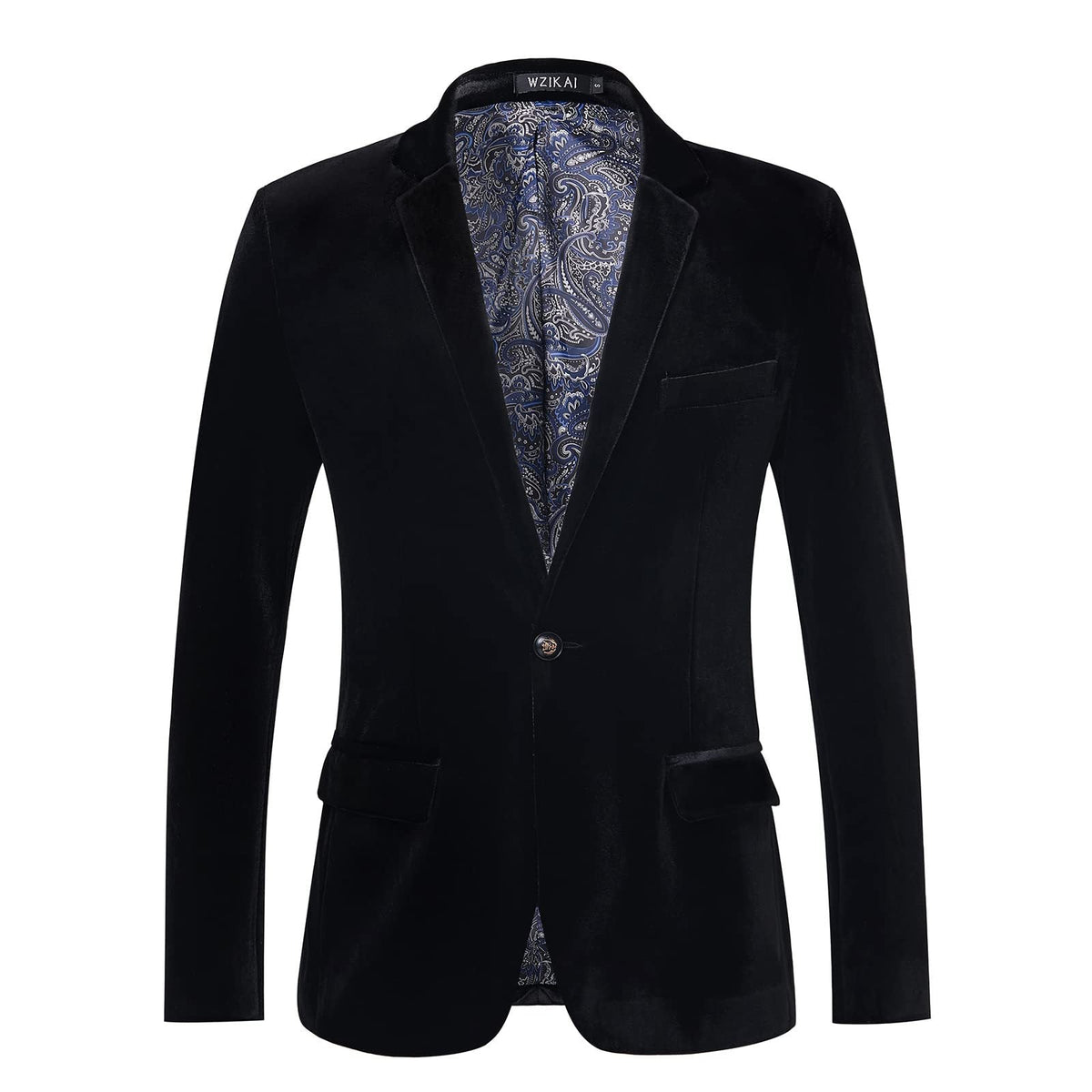 Men's Tailored Velvet Tuxedo Jacket with Satin Shawl Collar
