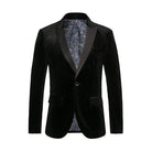 Men's Tailored Velvet Tuxedo Jacket with Satin Shawl Collar