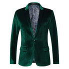 Men's Tailored Velvet Tuxedo Jacket with Satin Shawl Collar