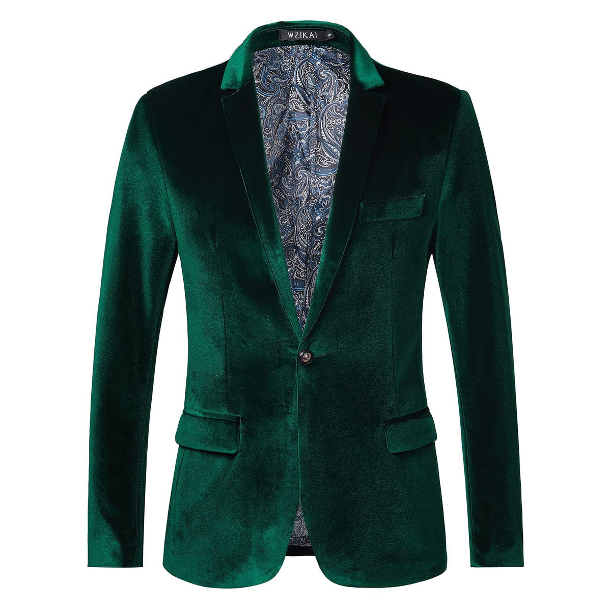 Men's Tailored Velvet Tuxedo Jacket with Satin Shawl Collar