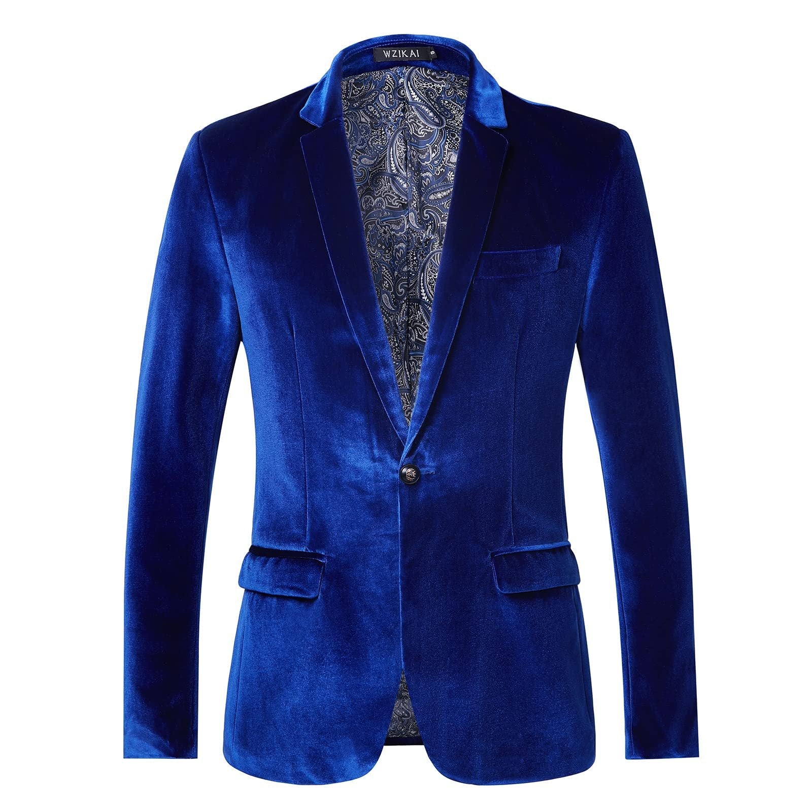 Men's Tailored Velvet Tuxedo Jacket with Satin Shawl Collar