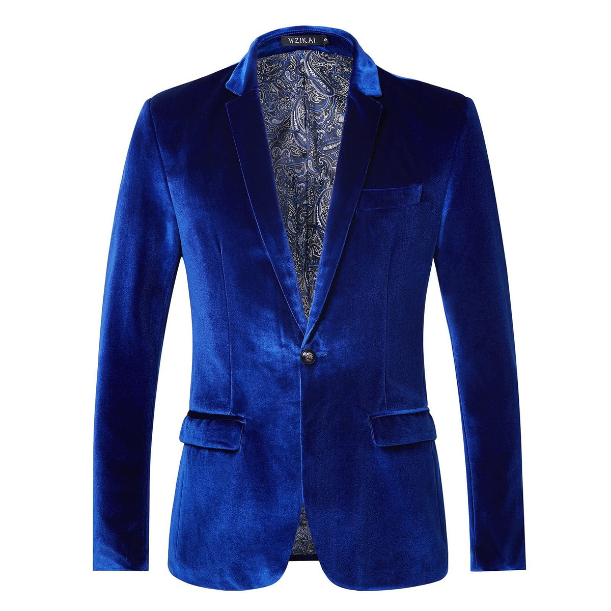 Men's Tailored Velvet Tuxedo Jacket with Satin Shawl Collar