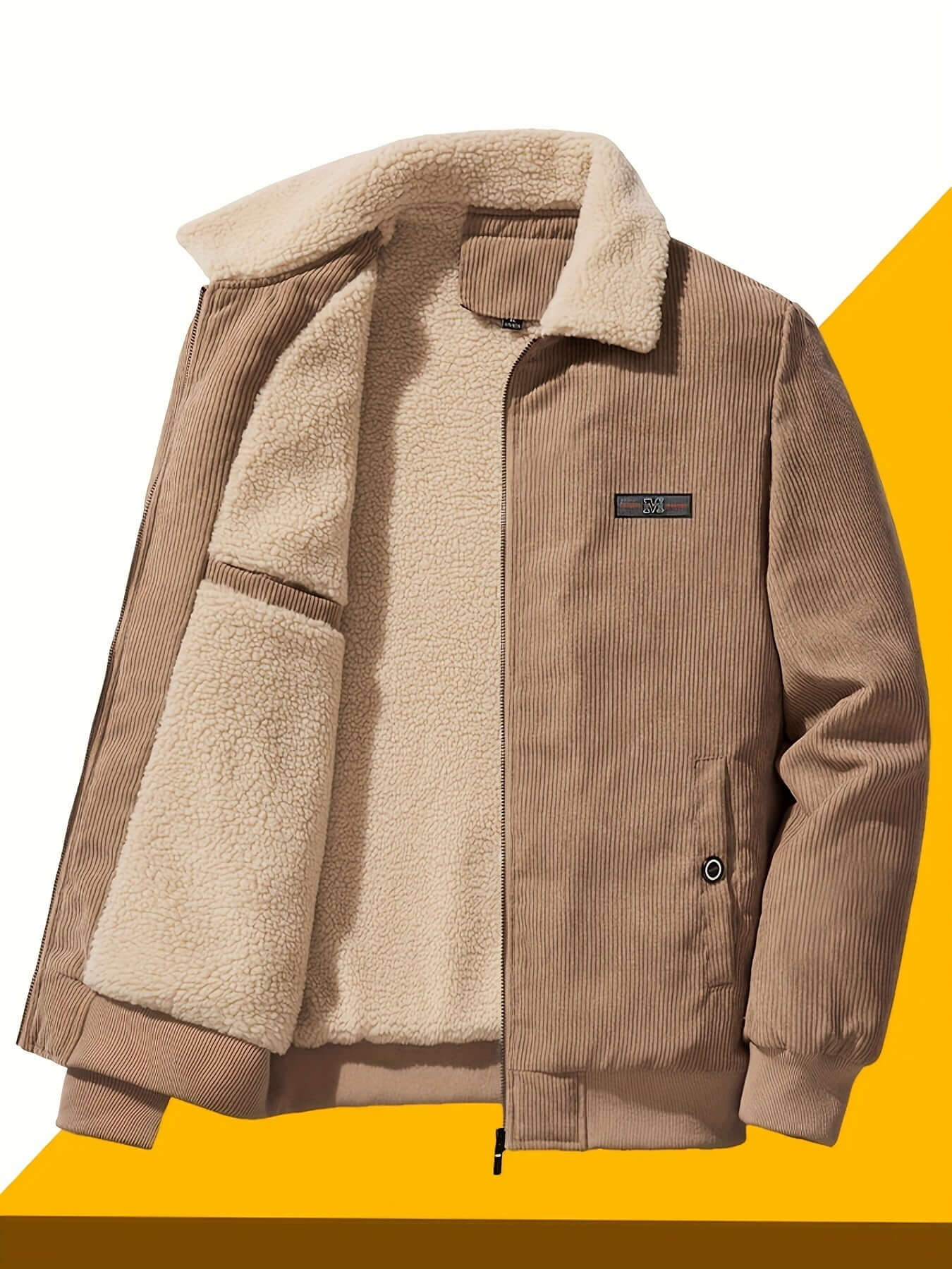 Men's Padded Winter Coat - Thick Quilted Puffer Jacket