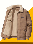 Men's Padded Winter Coat - Thick Quilted Puffer Jacket