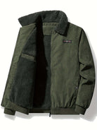 Men's Padded Winter Coat - Thick Quilted Puffer Jacket