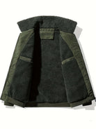 Men's Padded Winter Coat - Thick Quilted Puffer Jacket