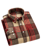 Corwin | Men's Checked Flannel Button Down Relaxed Fit Shirt