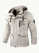 Men's Waterproof Insulated Winter Jacket with Adjustable Hood
