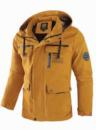 Men's Waterproof Insulated Winter Jacket with Adjustable Hood