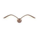 Minimalist Bird Wing LED Wall Light Sconce in Brown or White